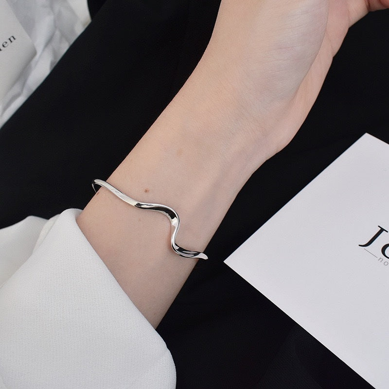 S925 sterling silver bracelet minimalist