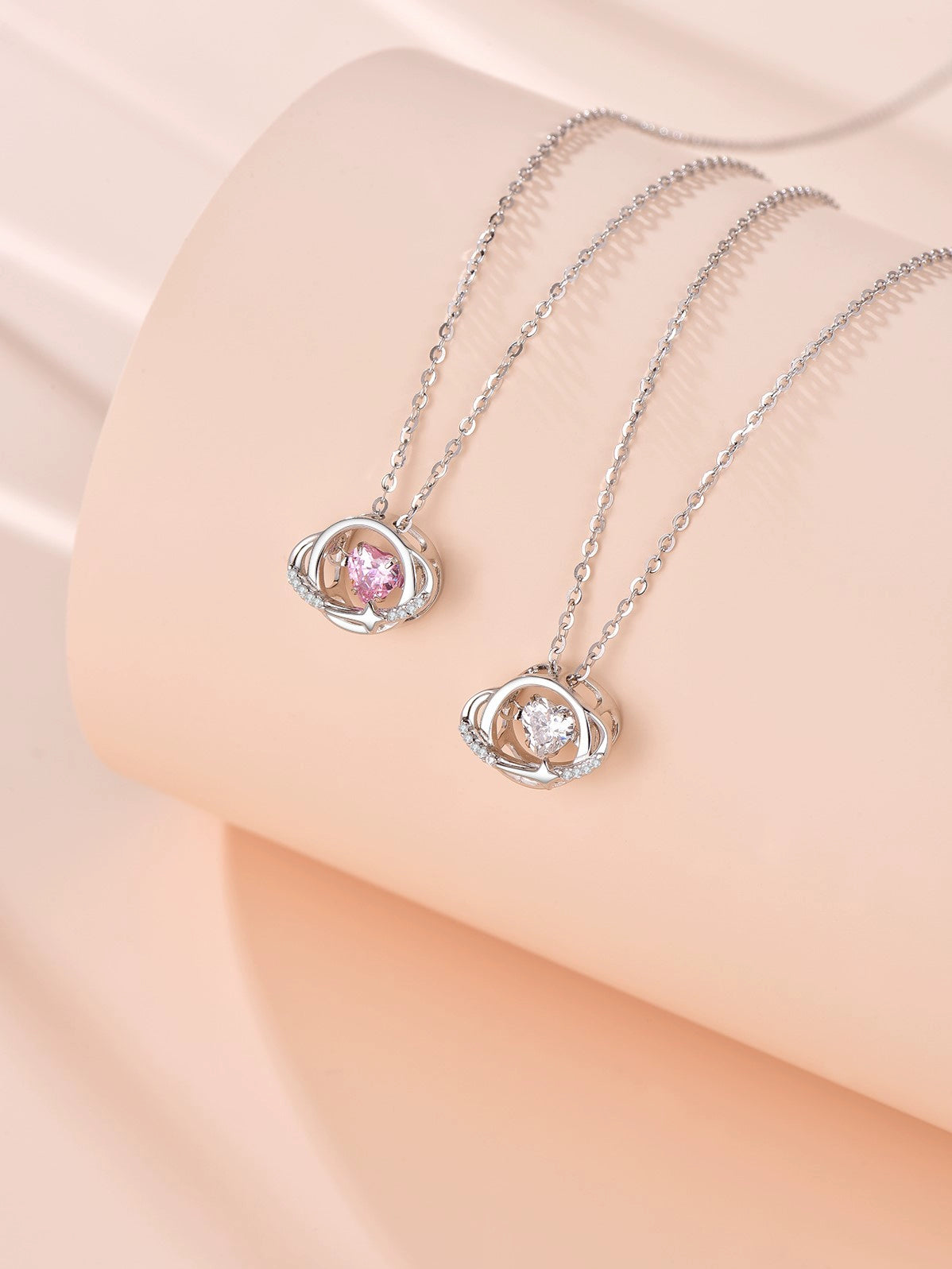 Weiling original heart of the galaxy necklace S925  silver.