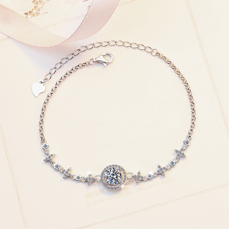 S925 sterling silver women's bracelet