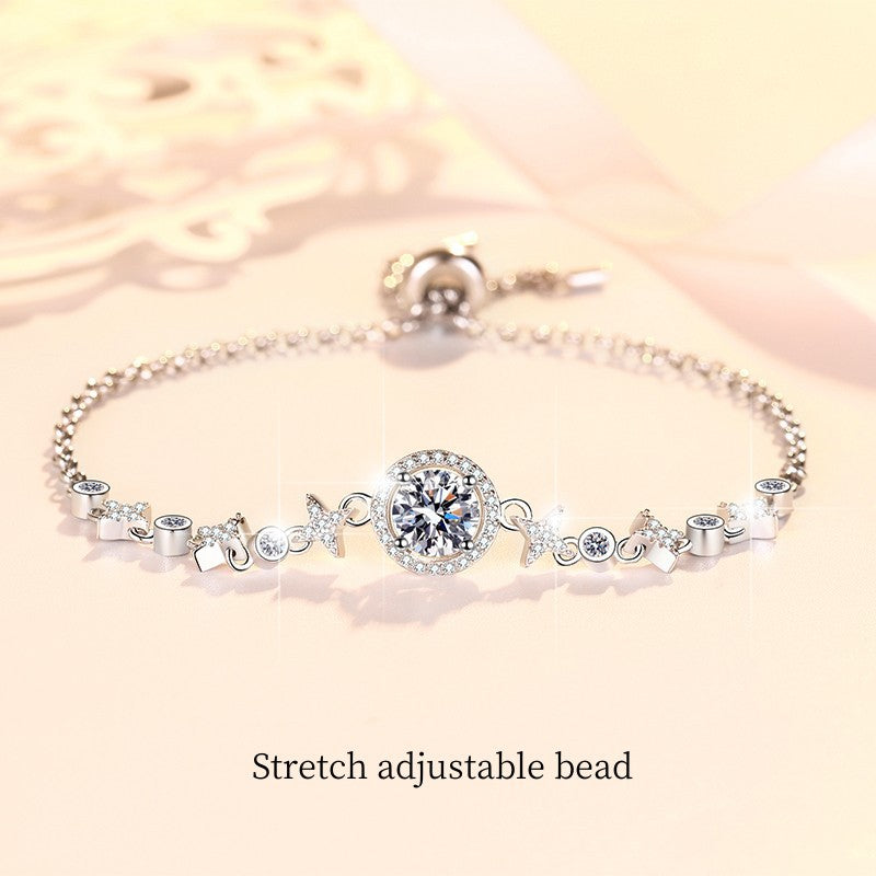 S925 sterling silver women's bracelet